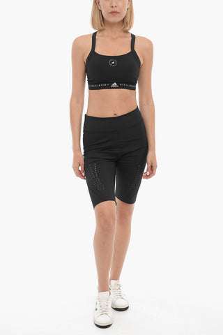 STELLA MCCARTNEY Sports Crop Top with Cut-Out Detail
