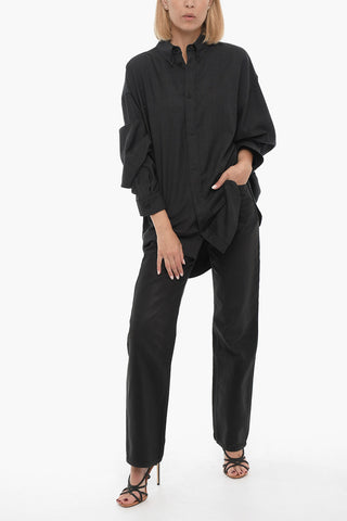 Button-Down Collar Virgin Wool UNIFIT Shirt