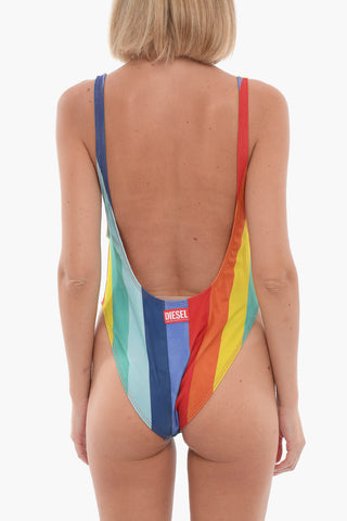 Multicolor Striped BFSW-CINTHIA One-Piece Swimsuit