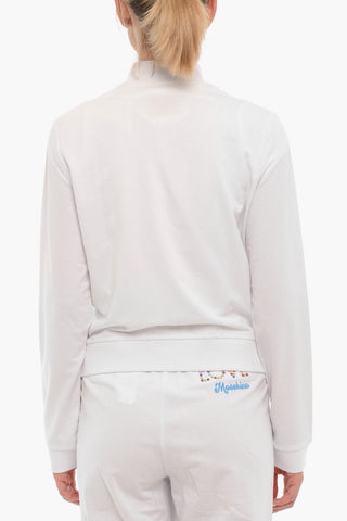 LOVE Mock Neck Sweatshirt with Decorative Logo