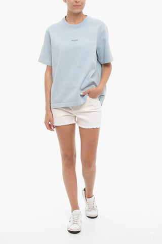 Organic Cotton KJERAG OSLO Crew-neck T-Shirt with Printed Logo