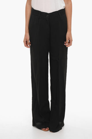 High Waist MY PANTS Flare Pants with Belt Loops