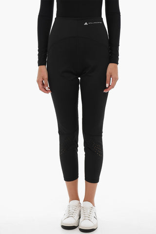 STELLA MCCARTNEY Leggings in Tinta Unita con Dettagli Traforati