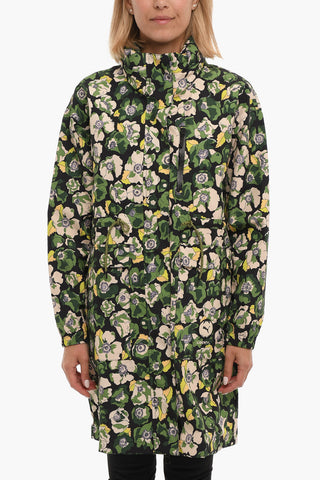 LIBERTY Floral Patterned Waterproof Jacket with Extractable Hood