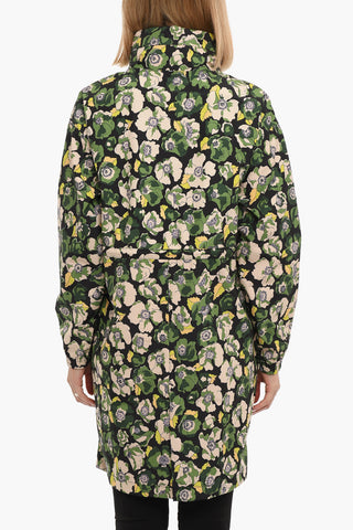 LIBERTY Floral Patterned Waterproof Jacket with Extractable Hood