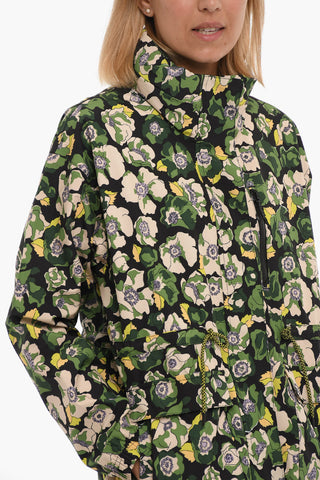 LIBERTY Floral Patterned Waterproof Jacket with Extractable Hood