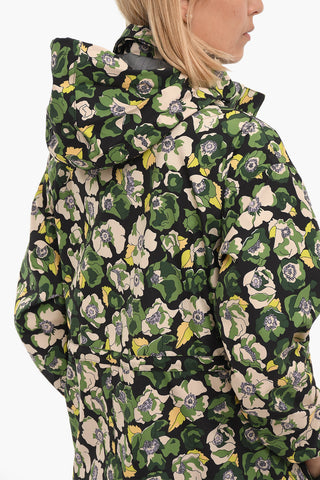 LIBERTY Floral Patterned Waterproof Jacket with Extractable Hood