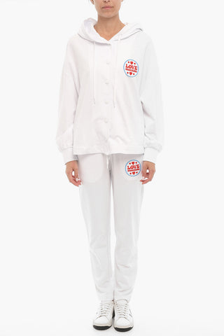 LOVE Set Sweatshirt with Snap Buttons and Joggers