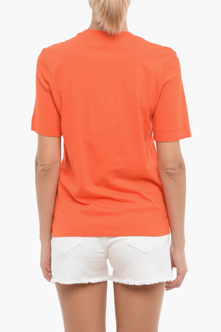 LOVE Crew-neck T-Shirt with Sequined Detail