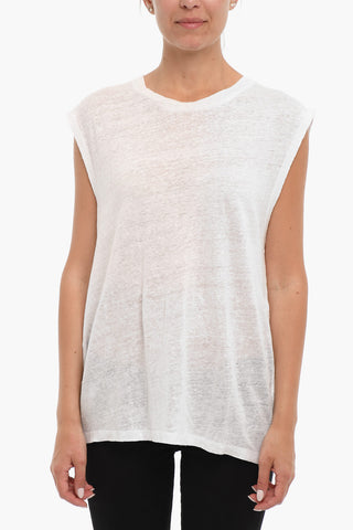 Top Oversized LANKA Girocollo in Tinta Unita