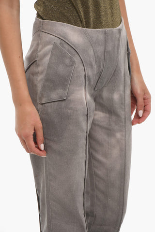 Pantaloni Svasati in Tessuto Termoattivo