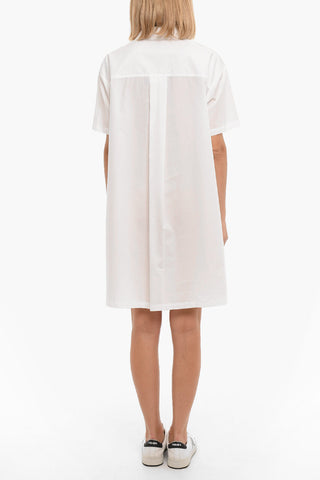 Cotton SCHOOL Shirt Dress with Buttoned Collar