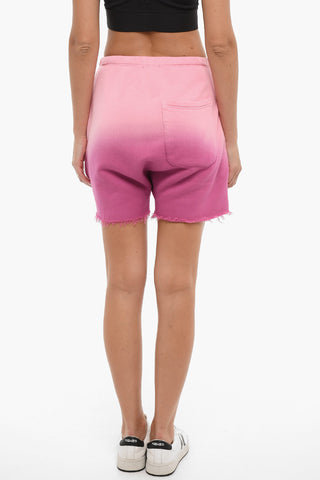 Shorts Oversize Sfumati ad Orlo Sfrangiato