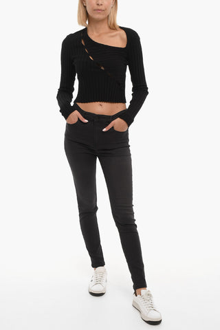 High Rise Skinny Fit DAX Jeans 12cm