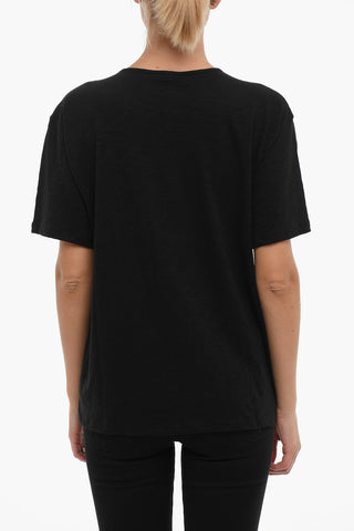 T-shirt Girocollo in Tinta Unita