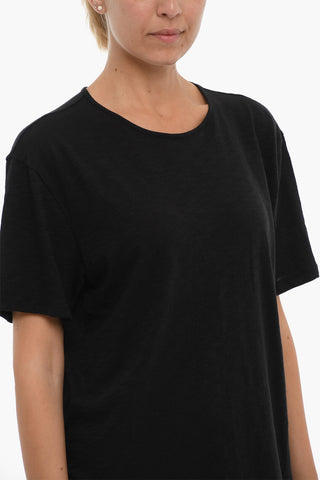 T-shirt Girocollo in Tinta Unita