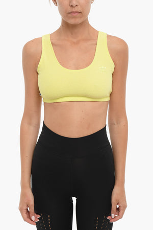 Sportliches Cropped-Top mit Fleece-Futter