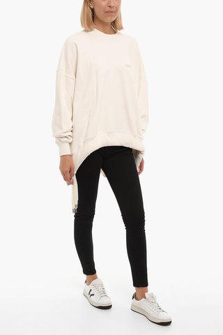 Asymmetric MULTICORD Crewneck Sweatshirt