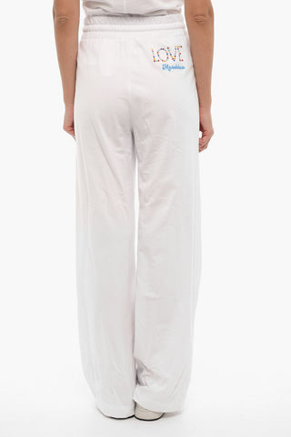 LOVE Flare Pants with Maxi Pockets and Colored Buttons