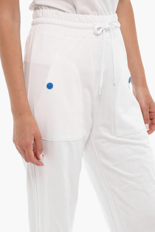 LOVE Flare Pants with Maxi Pockets and Colored Buttons