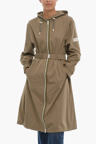 ARMY Waterproof Coat with Belt and patch Logo