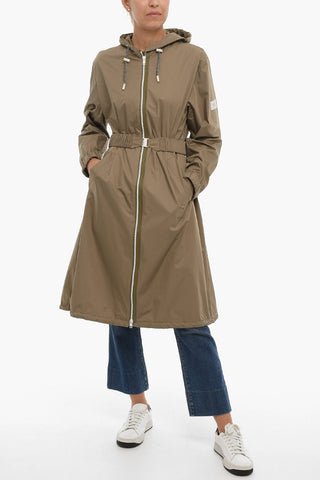 ARMY Waterproof Coat with Belt and patch Logo