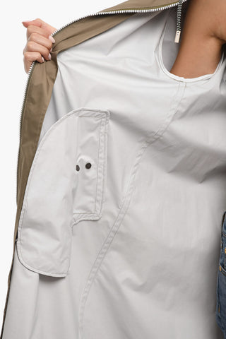 ARMY Waterproof Coat with Belt and patch Logo