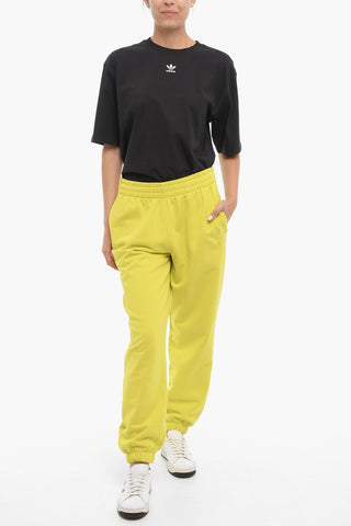 Joggers in Tinta Unita con 2 Tasche e Ricamo Logo