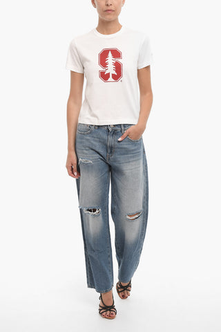 Front Printed Crew-neck T-Shirt