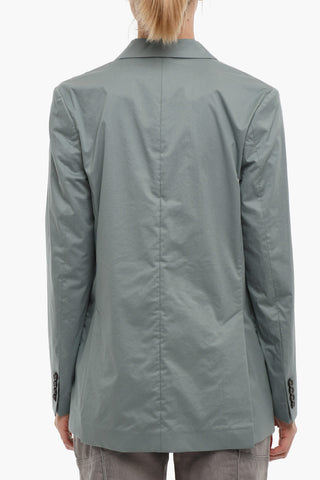 side vents peak lapel 2-button blazer