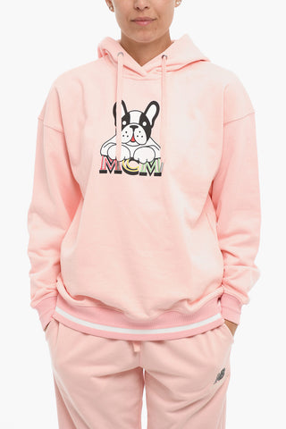 Front Printed Brushed Cotton Hoodie