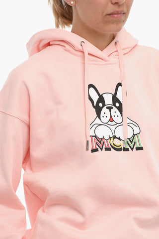 Front Printed Brushed Cotton Hoodie
