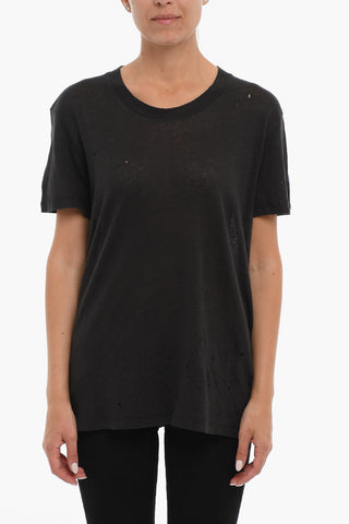 Vintage Effect Crew-Neck T-shirt