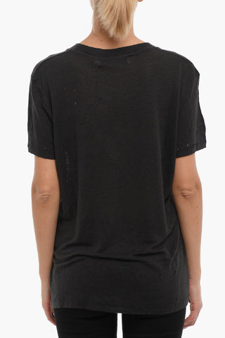 Vintage Effect Crew-Neck T-shirt