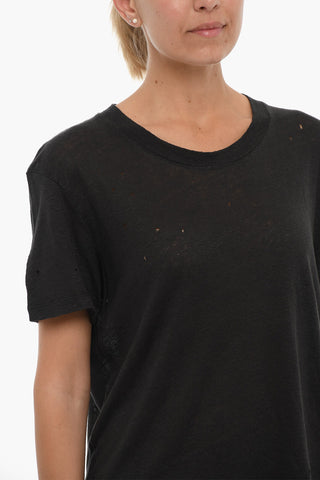 Vintage Effect Crew-Neck T-shirt