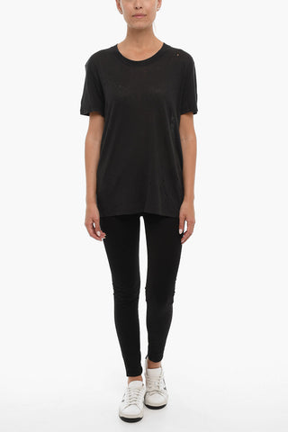 Vintage Effect Crew-Neck T-shirt