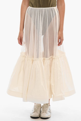 Maxi Sottoveste Svasata in Tulle 