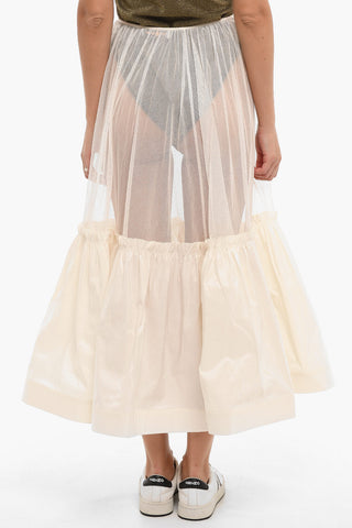 Maxi Sottoveste Svasata in Tulle 