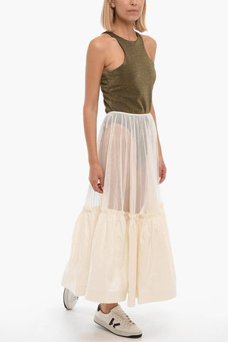 Maxi Sottoveste Svasata in Tulle 