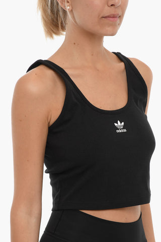Ribbed Crop Tank Top