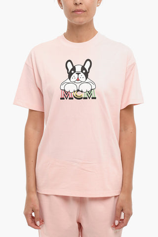 Crew-Neck T-shirt with Front Print