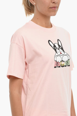 Crew-Neck T-shirt with Front Print