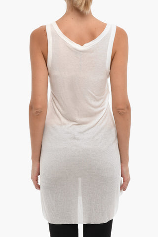 Ribbed Maxi Tank Top with crown of thorns