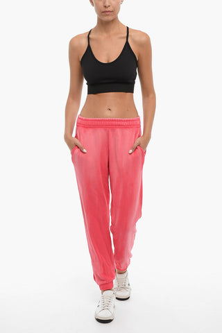Acid Wash Effect Joggers with 2 pocket