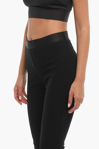 Wool Blend BLACKJACK Leggings with Elastic Waistband