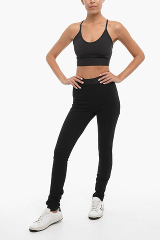 Wool Blend BLACKJACK Leggings with Elastic Waistband