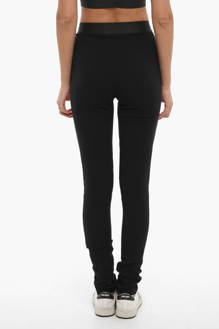 Wool Blend BLACKJACK Leggings with Elastic Waistband