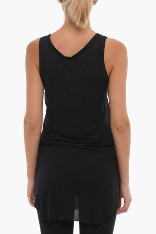 Ribbed Maxi Tank Top with crown of thorns