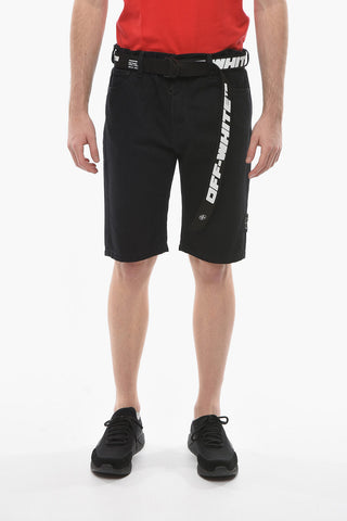 Elastic Waistband Low Crotch Shorts