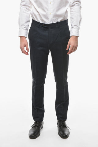 Linen Blend ACADEMY Pants with Flush Pockets